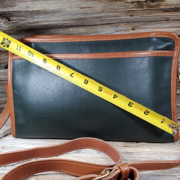 COACH Natural Full Grain Leather Crossbody Bag - Picture 3 of 13